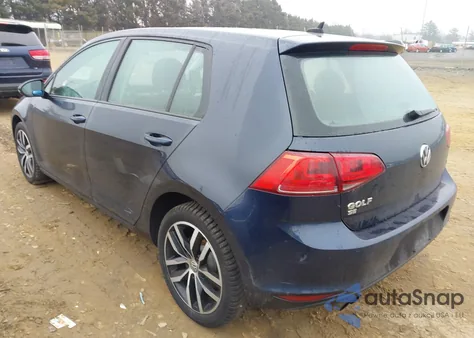 2017 Volkswagen Golf Tsi S 4-Door/Tsi Se 4-Door/Tsi Sel 4-Door/Tsi Wolfsburg Edition 4-Door z USA, uszkodzony, nr VIN 3VW217AU3HM031717